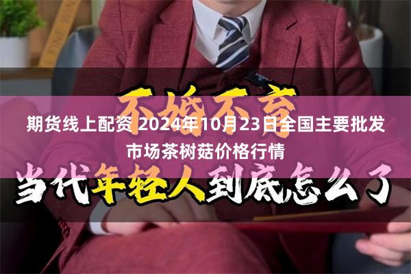 期货线上配资 2024年10月23日全国主要批发市场茶树菇价格行情