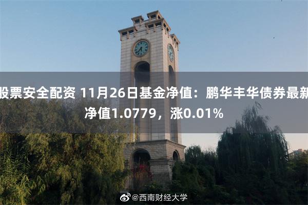 股票安全配资 11月26日基金净值：鹏华丰华债券最新净值1.0779，涨0.01%